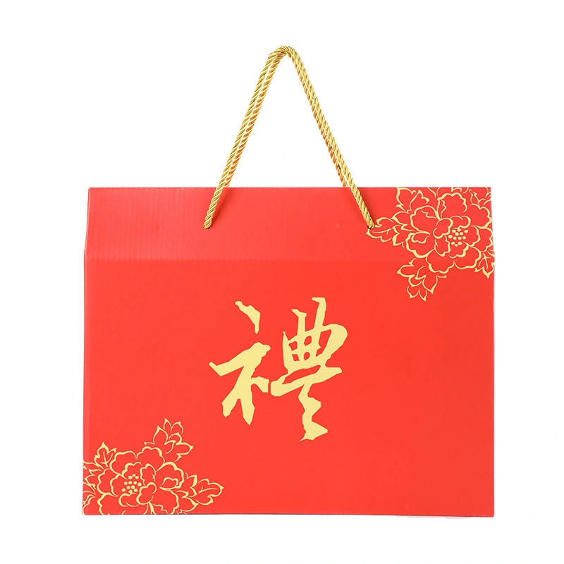 Custom festive square biodegradable eco friendly designer nut wine tea Birthday Christmas Happy New Year gift box 1