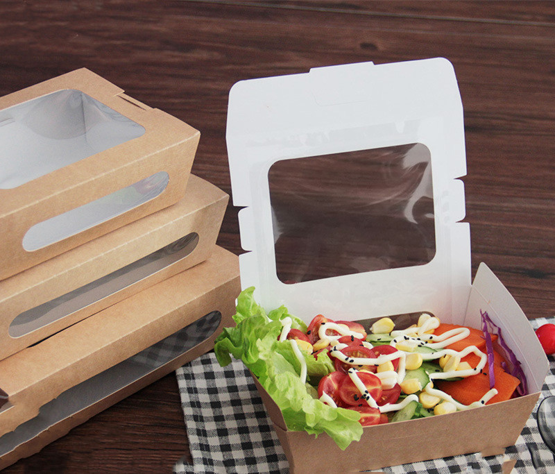 Custom design loge fried chicken hot dog carton kraft corrugated cardboard paper food packaging hamburger burger takeaway box 4
