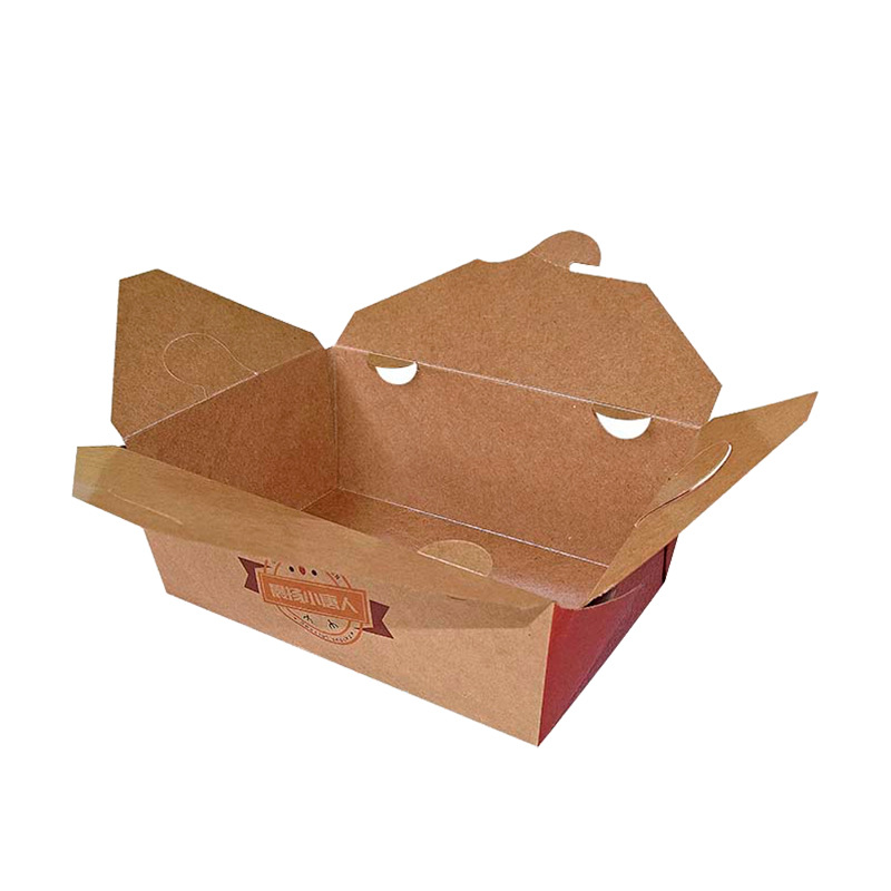 Caja de cartón personalizada para comida rápida, para llevar y pollo frito 5