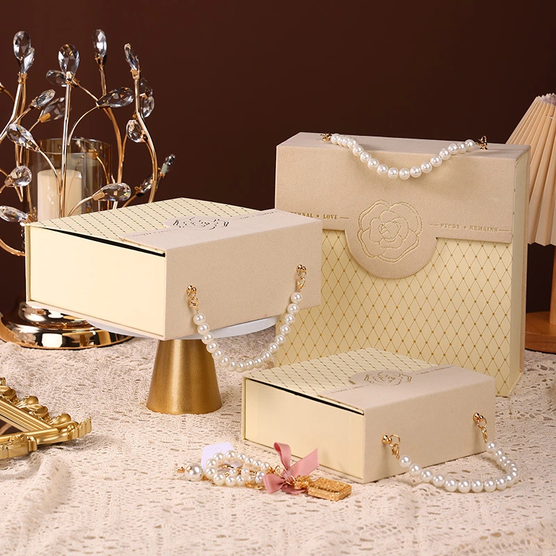 Custom Manufacturer Luxury Rose Flower Clothing Shoe Magnet Wine Glasses Eyelash Bracelet Gift Packaging Box with Logo 1