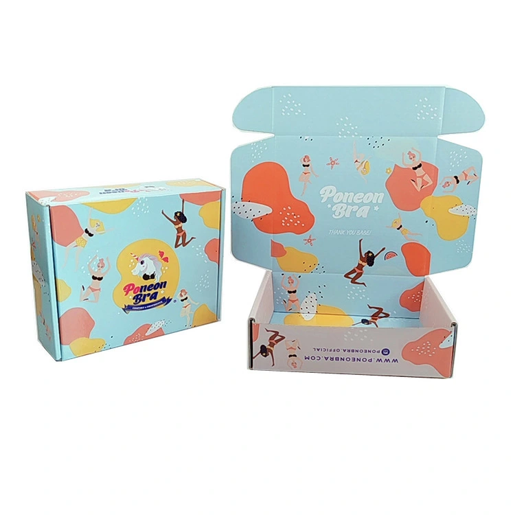 Custom Logo Packaging Large Cardboard Carton Mailer Box Baby Clothing Shoes Corrugated Packaging Paper Shipping Boxes 1