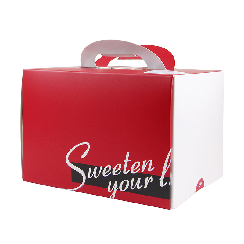 Custom Wholesale Bakery Dessert Cookie Macaron Pastry Paper Packaging Transparent Cake dessert Box 3