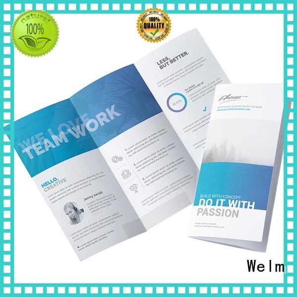 household paper fold pamphlet printing Welm manufacture 1