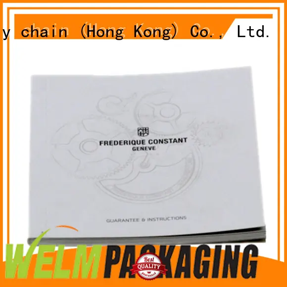 book household pamphlet printing bulk coated Welm Brand 1