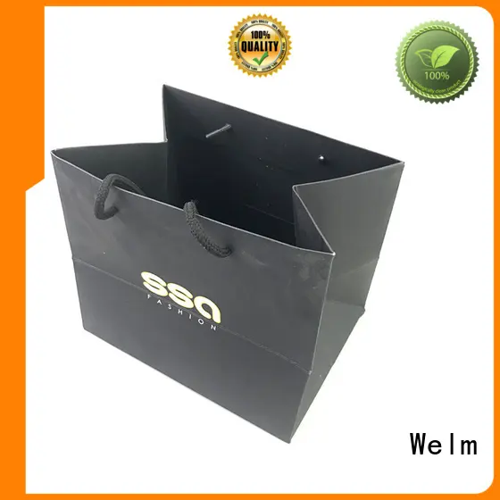Welm Brand shopping printing custom small paper bags 1