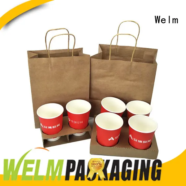 print shopping paper bags wholesale woven Welm company 1