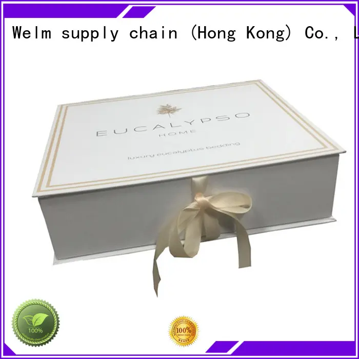 Custom colorful magnetic box gold Welm 1