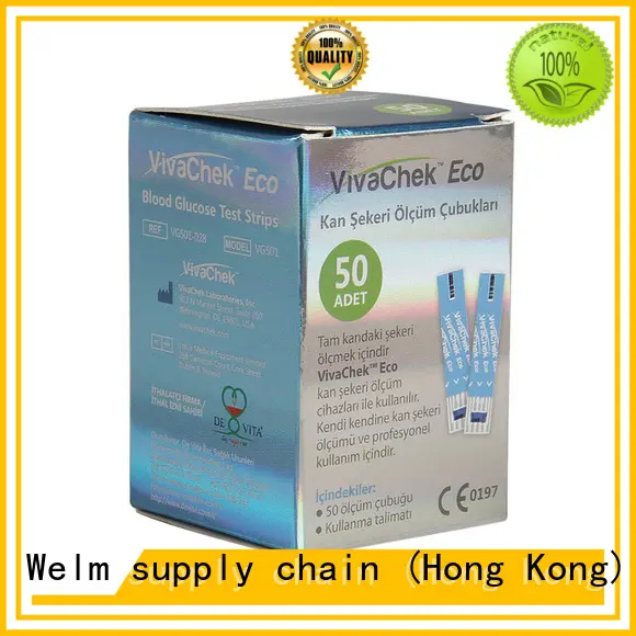 Welm designed medication packaging with reflective material for blood glucose test strips 1