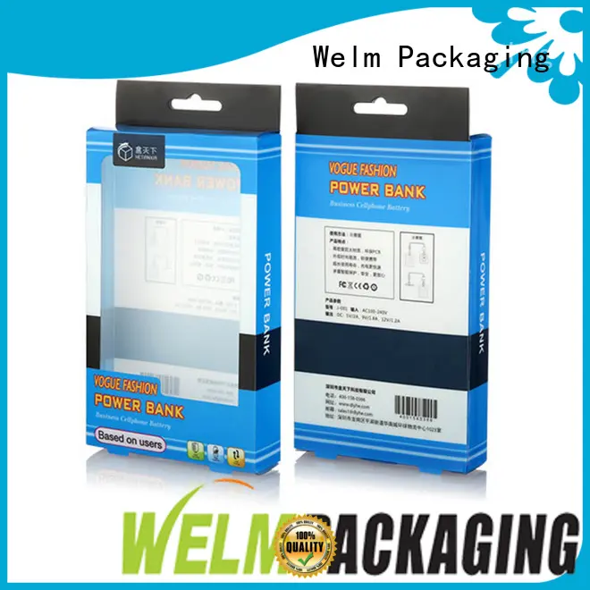 electronics packaging design high end for power bank Welm 1