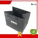 High quality custom paper bag design with gold logo print 1