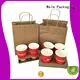 Custom Logo Printing Kraft Paper Bag for Gift Shopping 1