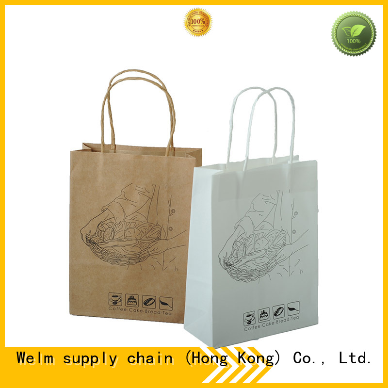 Kraft Paper Packaging Pink Paper Bag 1