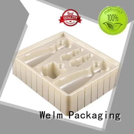 Custom plastic cosmetic blister packing plastic tray 1