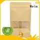 reusable ziplock dried fruit packing kraft paper bag for food 1
