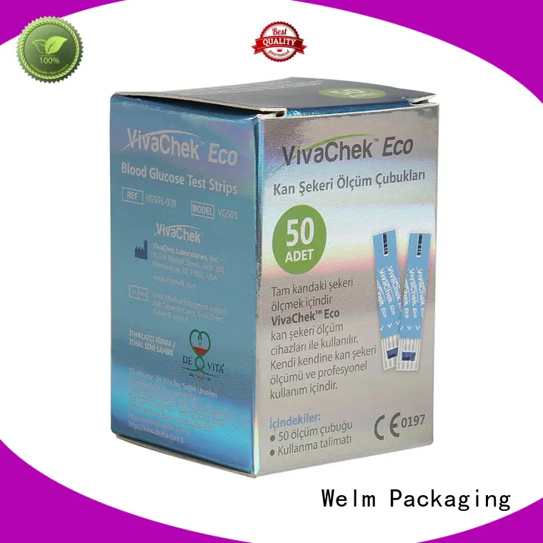 Welm medication packaging manufacturer for blood glucose test strips 1