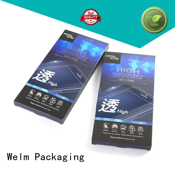 Welm electronics packaging design with pvc window for men 1