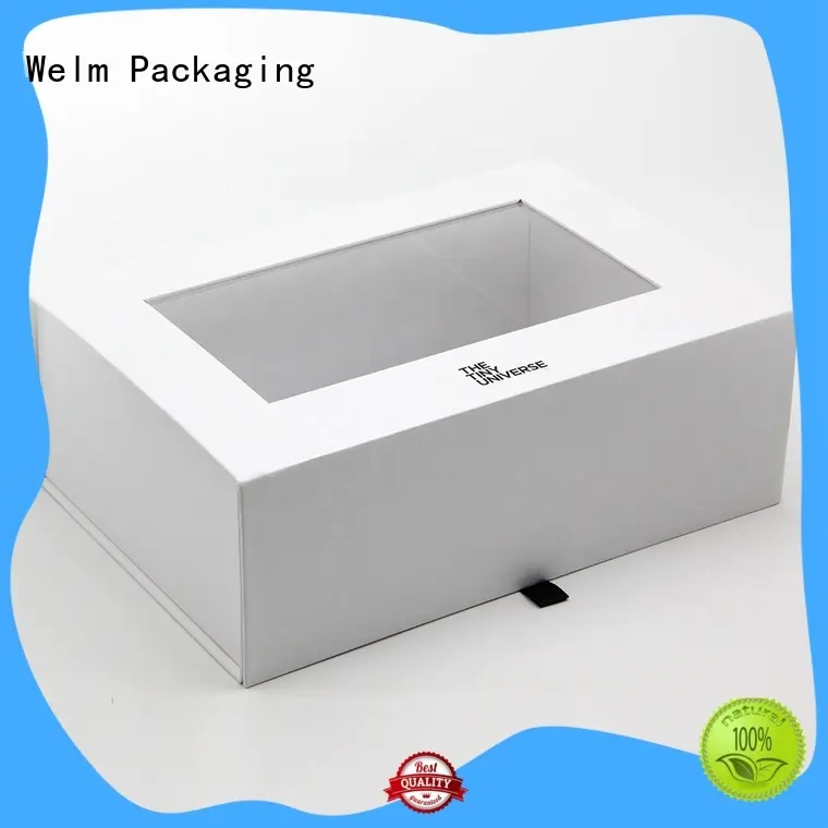 handmade custom packaging with magnetic ribbon for food 1