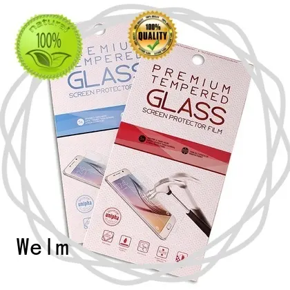 Welm custom cosmetic boxes online for tempered glass packing 1