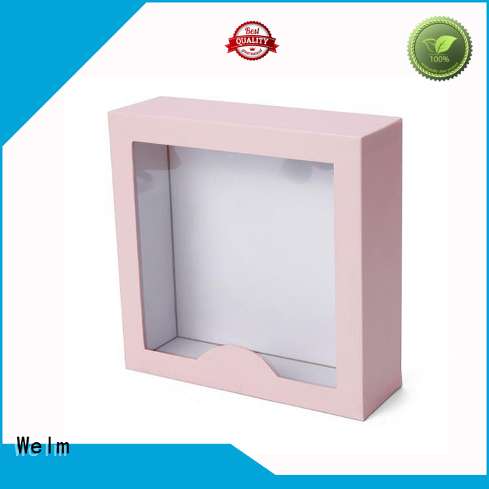 Welm gift boxes wholesale with window for lip stick 1