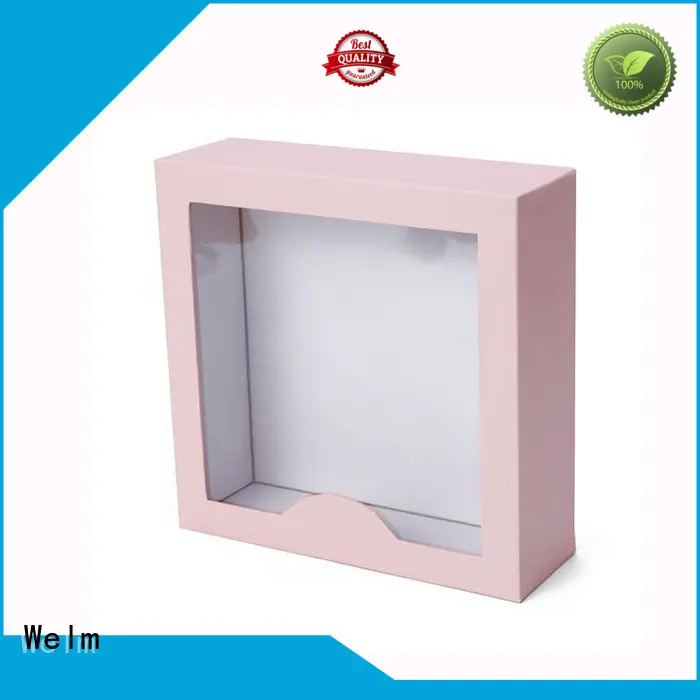 Welm gift boxes wholesale with window for lip stick 1