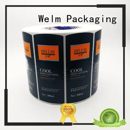 Welm postage custom sticker labels online for bottle 1