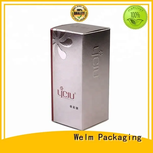 Welm cardboard printed cosmetic boxes manufacturer for lip stick 1
