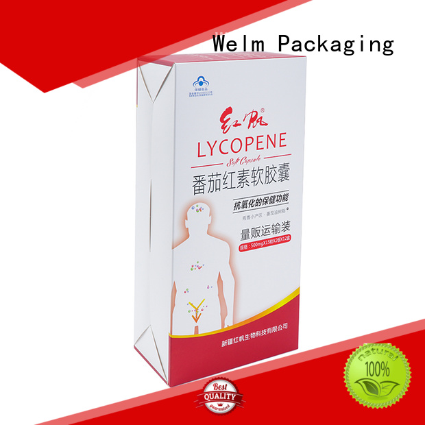 cardboard pharmaceutical packaging with reflective material for blood glucose test strips 1