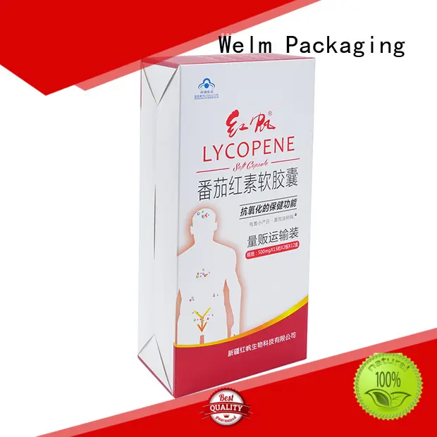 cardboard pharmaceutical packaging with reflective material for blood glucose test strips 1