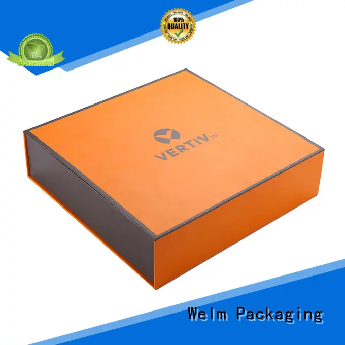 Welm paper magnetic closure box windows for sale 1