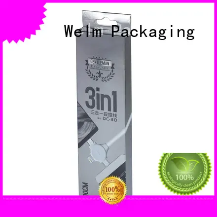 Welm quality packaging box product with pvc window for sale 1