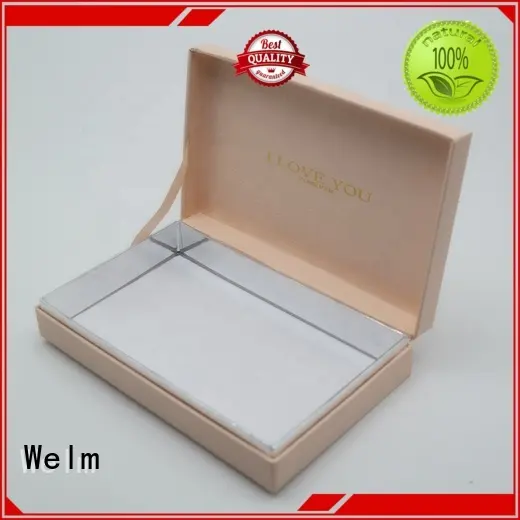 Welm ribbon gift boxes wholesale with window for necklace 1