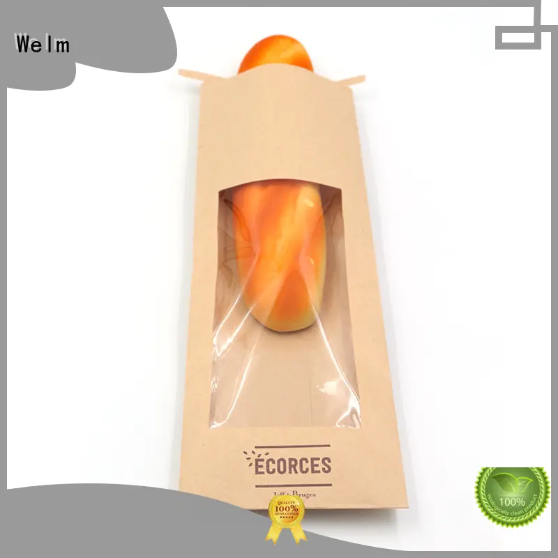 Welm logo colored paper lunch bags supply for sale 1