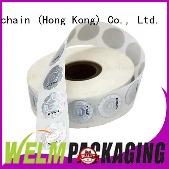 Welm three layer order labels online for bottle 1