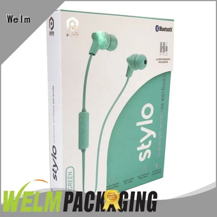 Welm headphone simple packaging company for sale 1