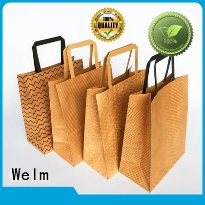 high-quality branded brown paper bags popcorn food for sale 1