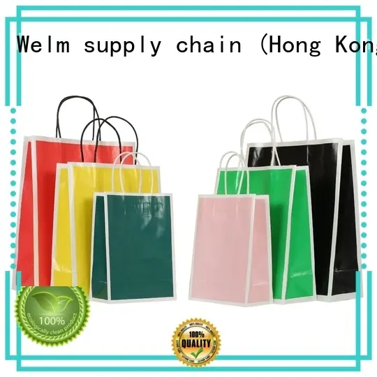 customized kraft paper gift bags with handles ziplock for business for shopping 1
