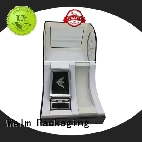 handmade box packaging closure with ribbon for lip stick 1