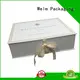 Welm cardboard glossy black collapsible gift boxes suppliers online 1