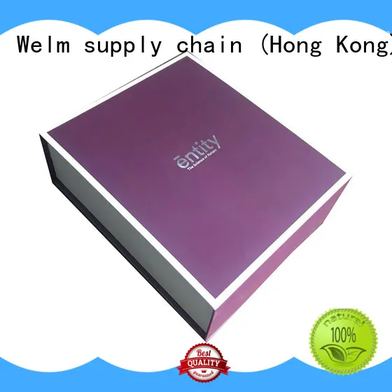 Welm bowtied watch presentation box with red vinyl sticker for children toys 1
