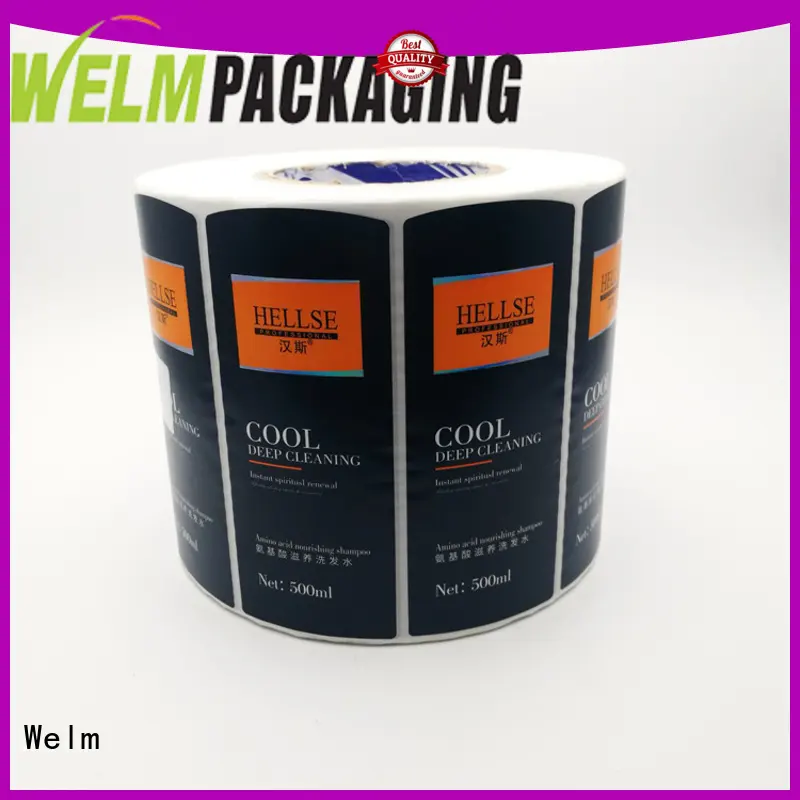 Welm red personalised business stickers for business for gifts 1
