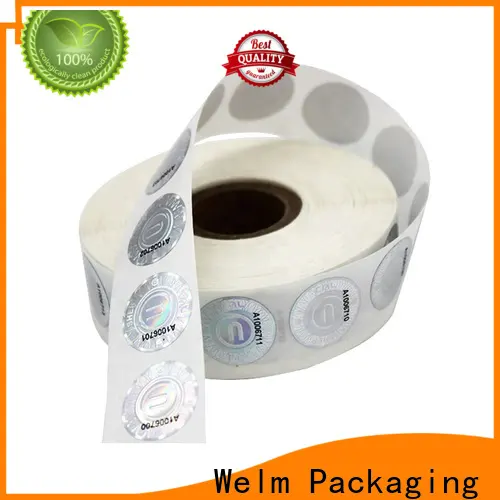Welm heat sensitive small personalized stickers with red for bottle 1