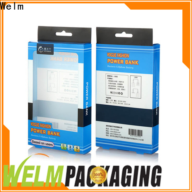 Welm electric online packaging supplies with pvc window for men 1