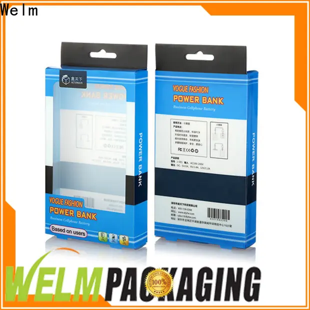 Welm electric online packaging supplies with pvc window for men 1