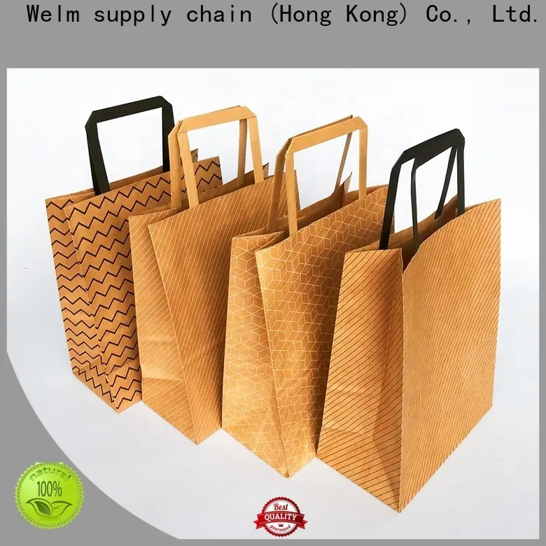 Welm dried plastic and paper bags supply for shopping 1