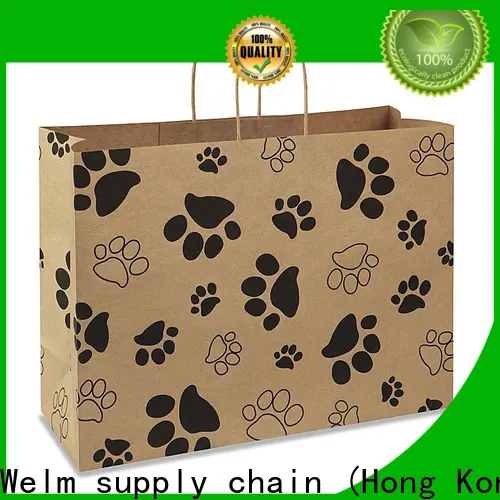 Welm greaseproof brown paper bag material for gift shopping 1