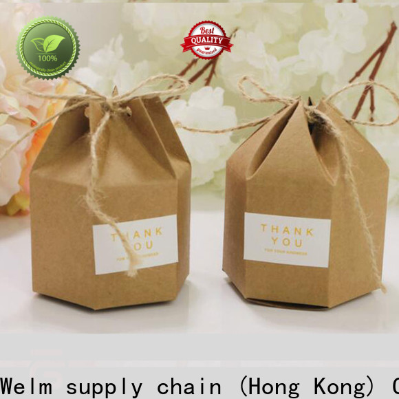 Welm pink gift boxes wholesale with ribbon for sale 1