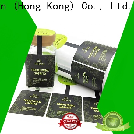 thermal custom label stickers cheap quality glossy laminated label for bottle 1