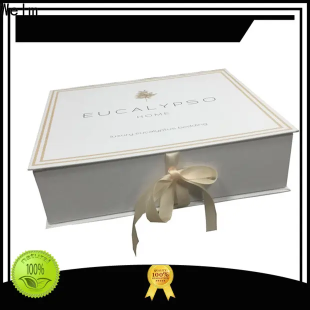 high-quality gift box with ribbon closure recycle windows for sale 1