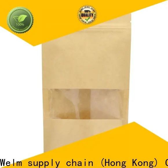 Welm logo paper lunch bags with designs factory for gift shopping 1