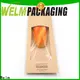 Welm kraft paper pouches wholesale with gold logo print for gift shopping 1